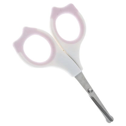 Babyjem 2-Piece Nail Scissors with Case Set for Babies (Pink), 0 Months+