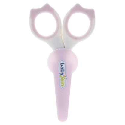 Babyjem 2-Piece Nail Scissors with Case Set for Babies (Pink), 0 Months+