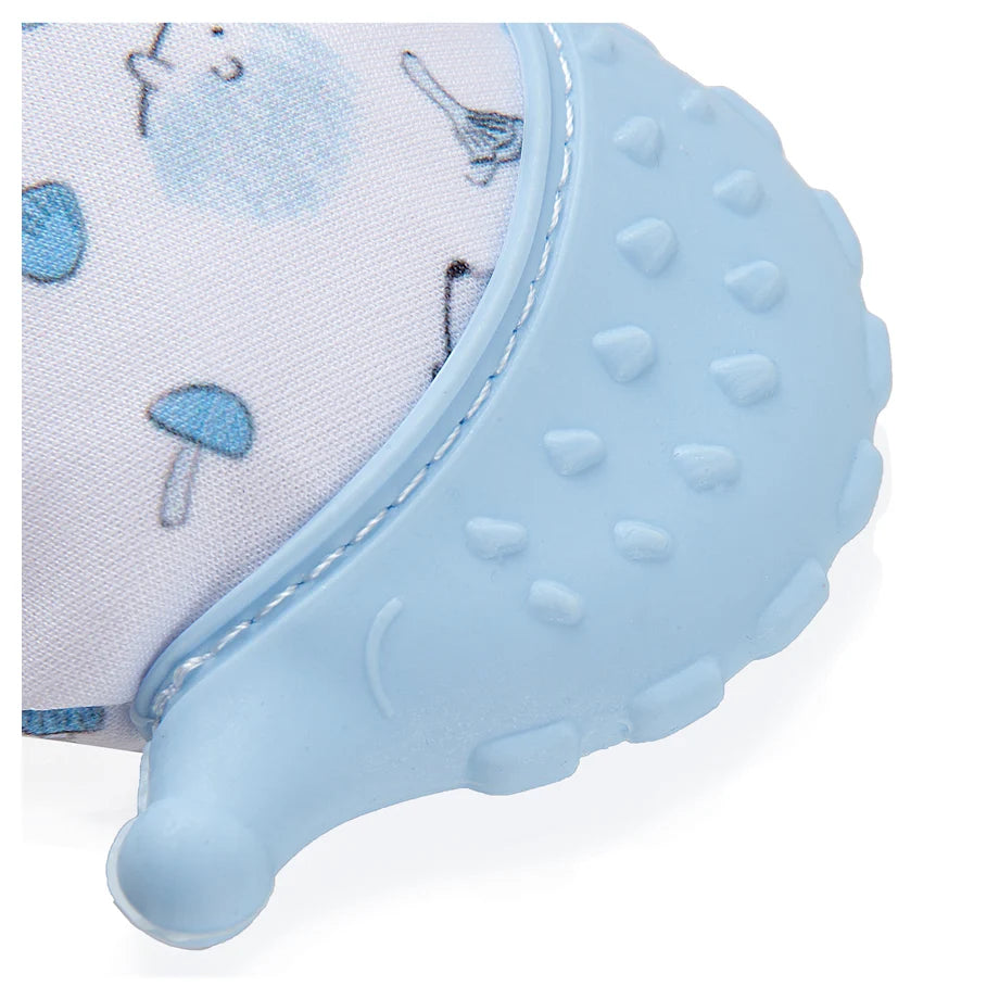 Babyjem Baby Teethering Gloves Hedgehog (Blue)