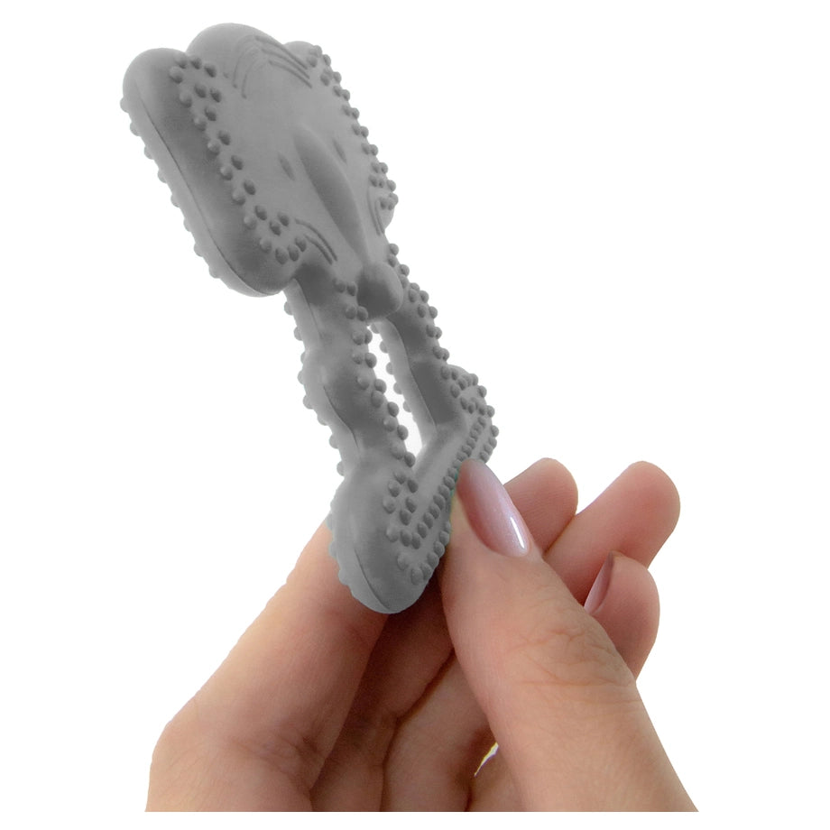Babyjem Baby Teethering Elephant Gloves, 3+ Months (Grey)