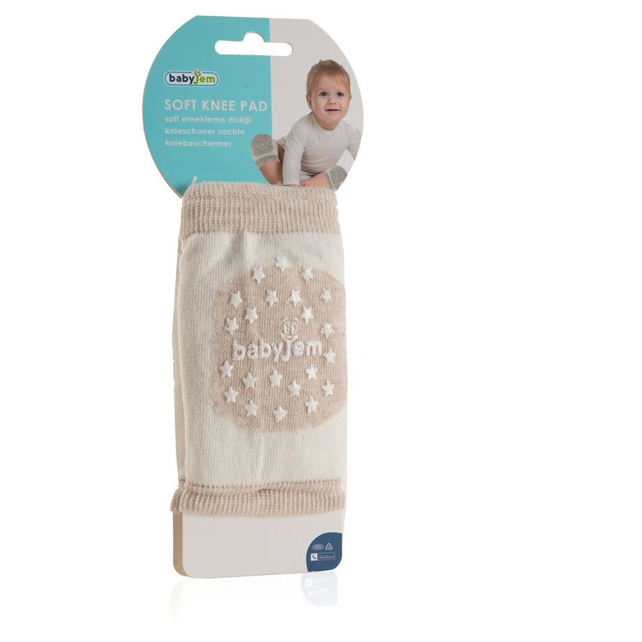 Babyjem Soft Knee Pad (Grey), 6 Months+