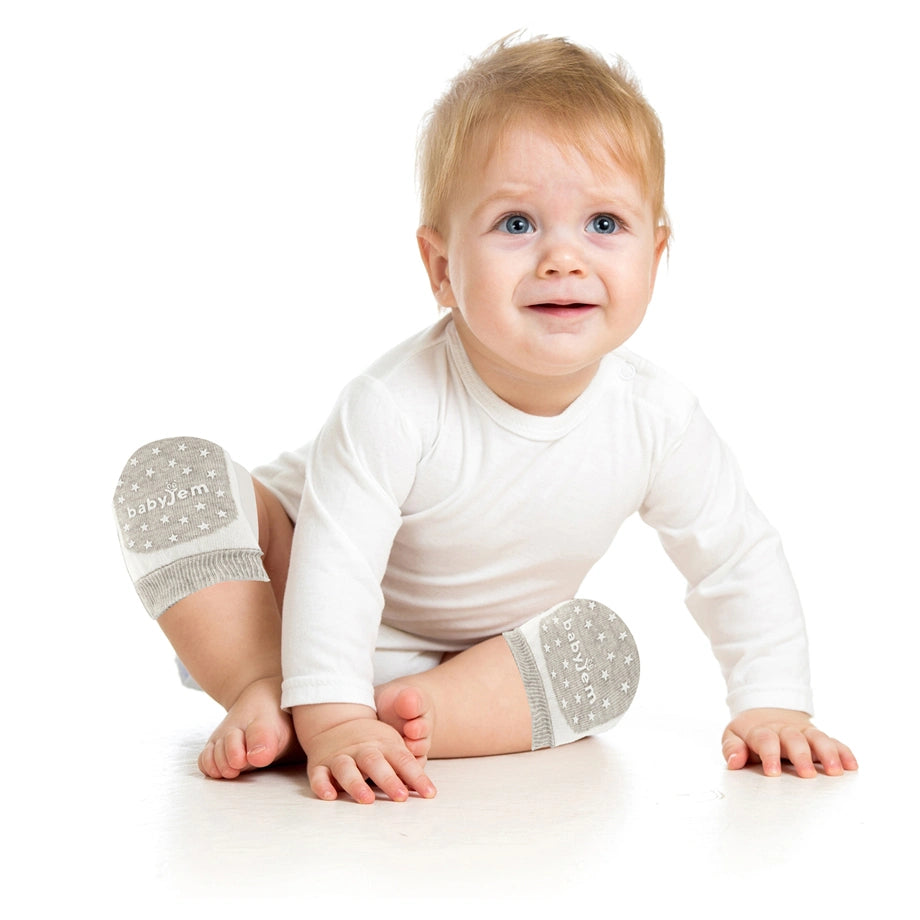 Babyjem Soft Knee Pad (Grey), 6 Months+