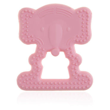 Babyjem Baby Teethering Elephant Gloves, 3+ Months (Pink)