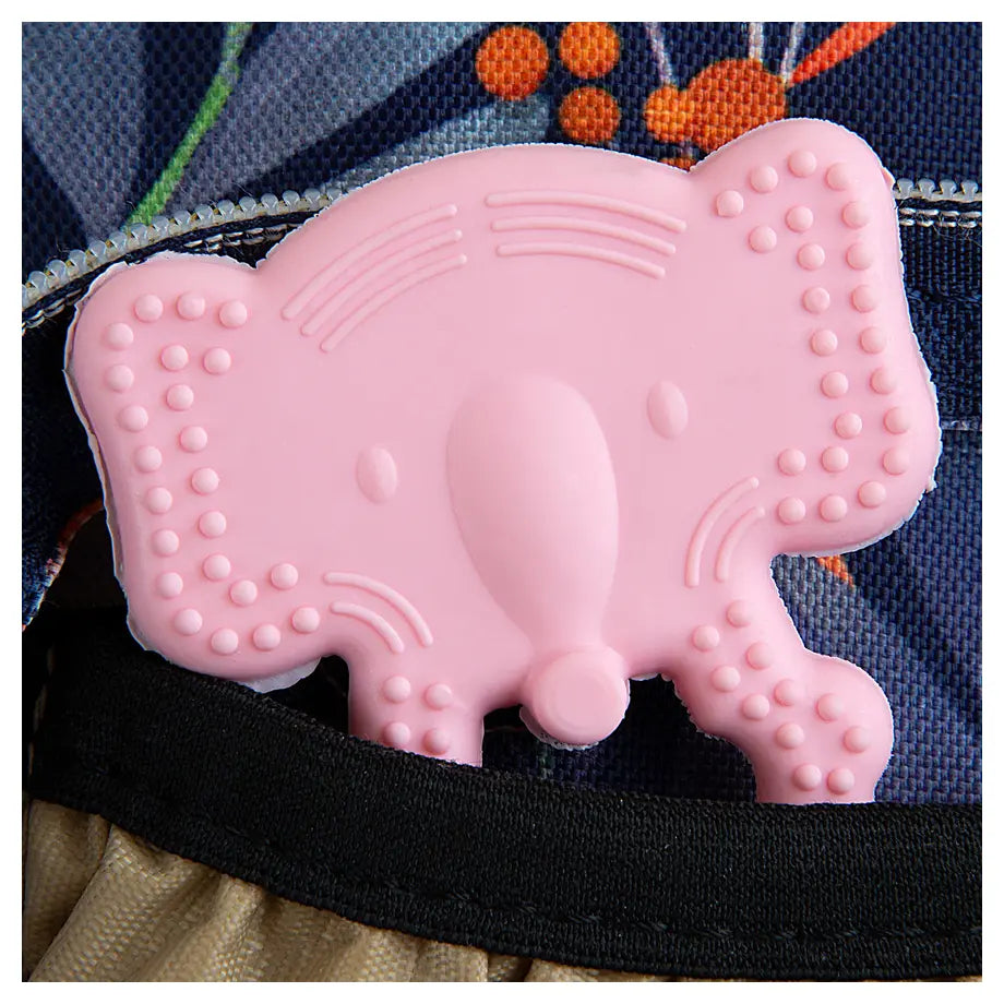 Babyjem Baby Teethering Elephant Gloves, 3+ Months (Pink)