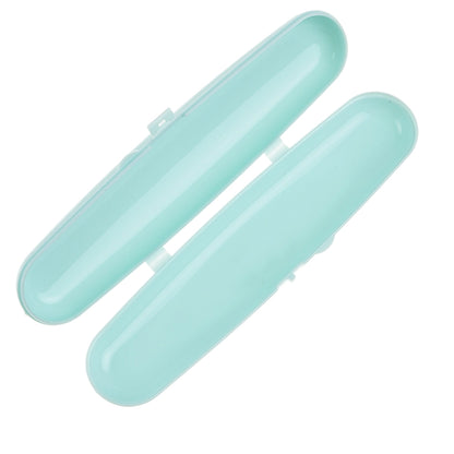 Babyjem Plastic Fork & Spoon Travel Case, 6+ Months (Green)