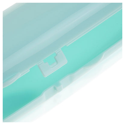 Babyjem Plastic Fork & Spoon Travel Case, 6+ Months (Green)