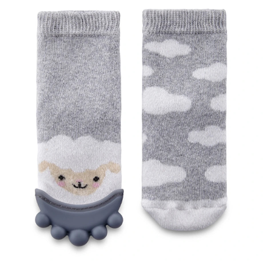 Babyjem Sock Teether, 3–12 Months (Grey)