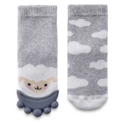 Babyjem Sock Teether, 3–12 Months (Grey)