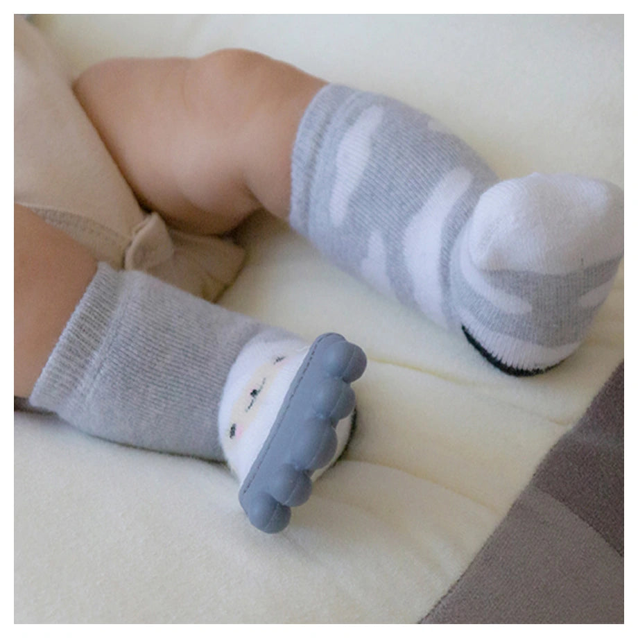 Babyjem Sock Teether, 3–12 Months (Grey)