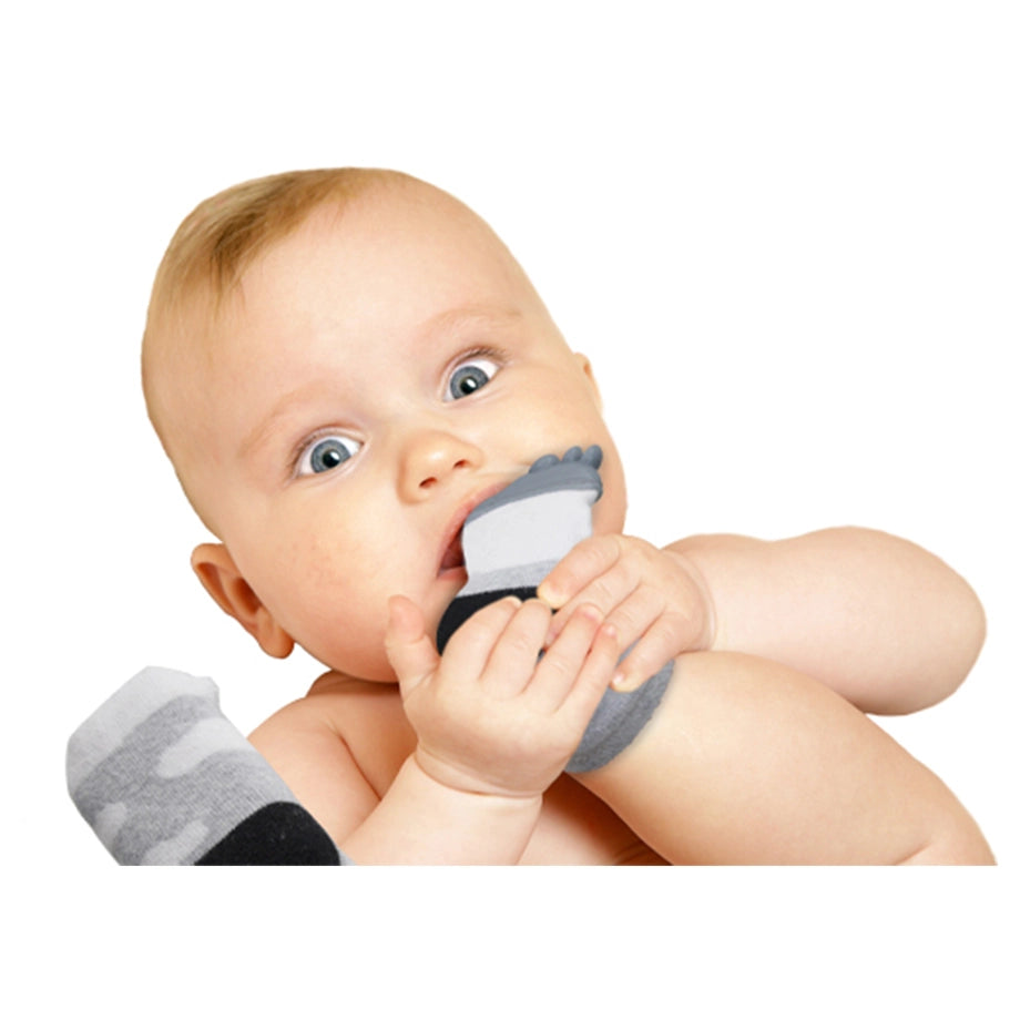 Babyjem Sock Teether, 3–12 Months (Grey)