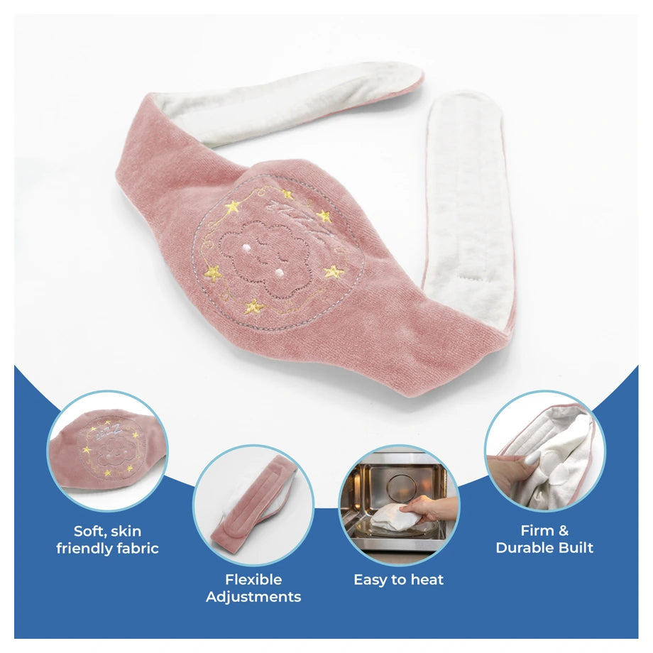Babyjem Cherry Core Filled Belt for Babies (Rose), 0 Months+