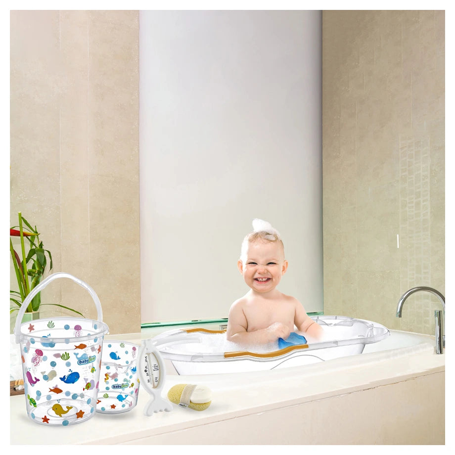 Babyjem Bath & Room Thermometer for Babies, Newborn (White), 0 Months+