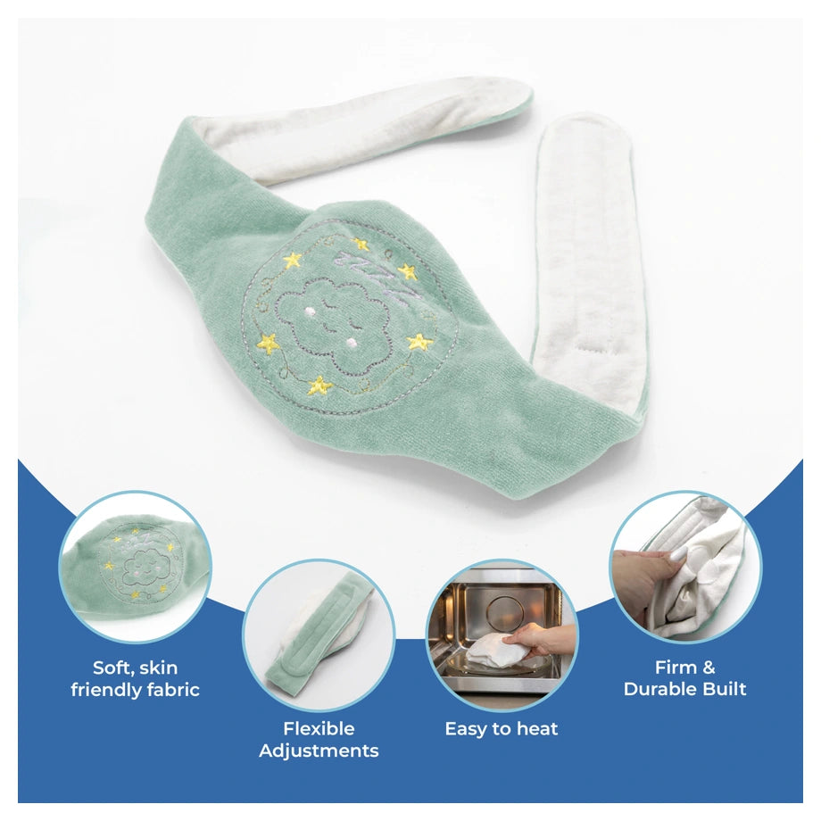 Babyjem Cherry Core Filled Belt for Babies (Green), 0 Months+