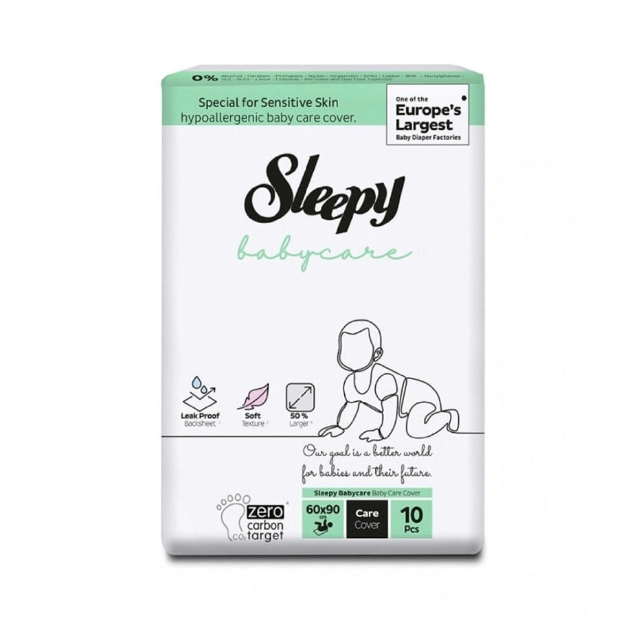 Sleepy Baby Disposable Changing Pads 60cm x 90cm (10 Pack)