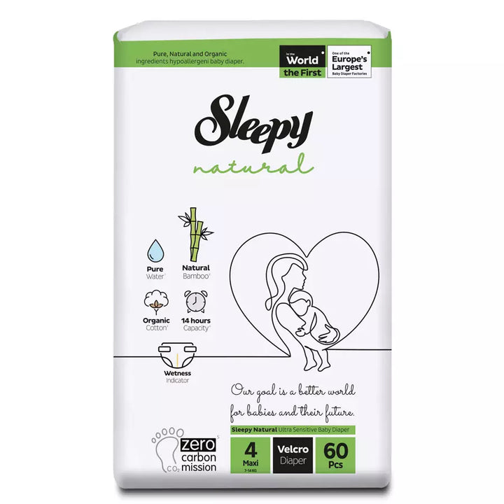 Sleepy Natural Diapers No. 4