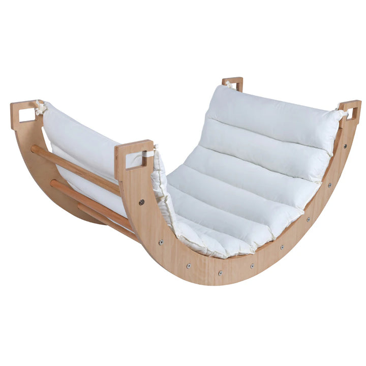 Larisa & Pumpkin Large Rocker Balance Arch with White Pillow