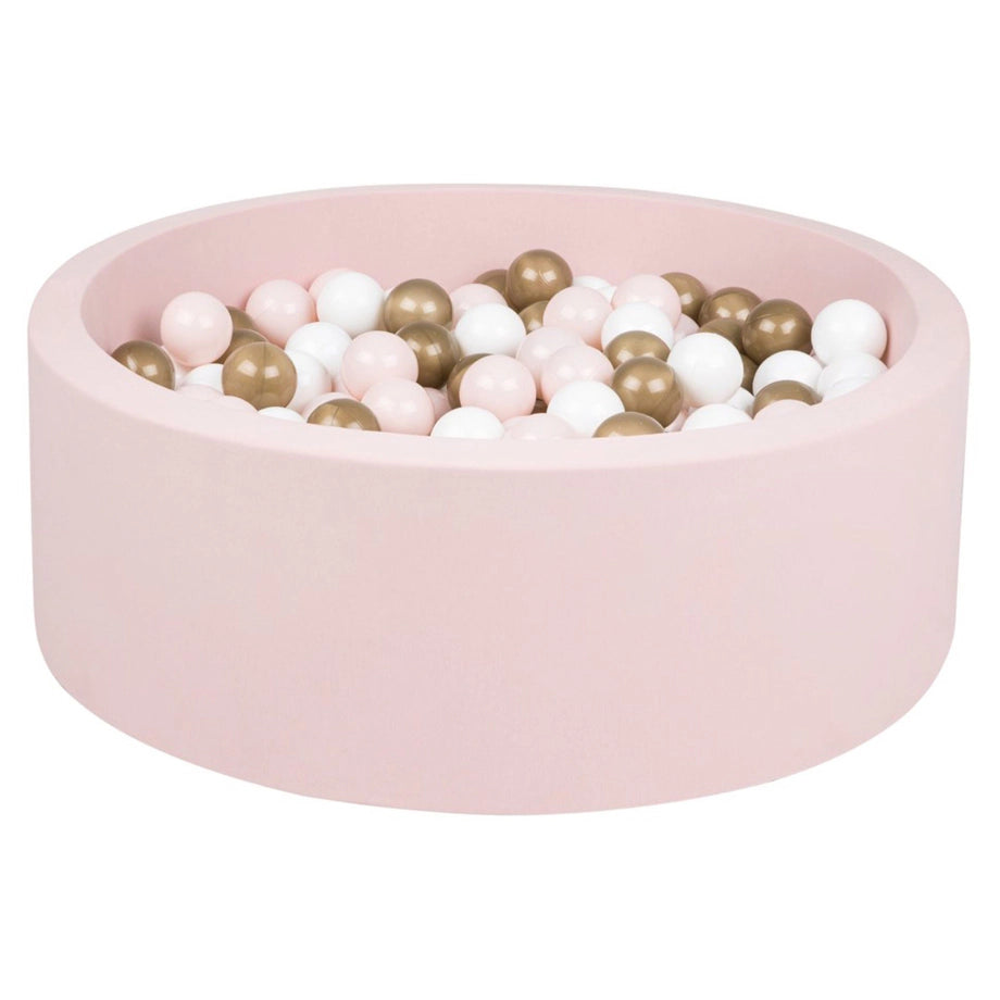 Larisa And Pumpkin Ball Pit 92Cm With 200 Balls XL (Powder/Gold/White)