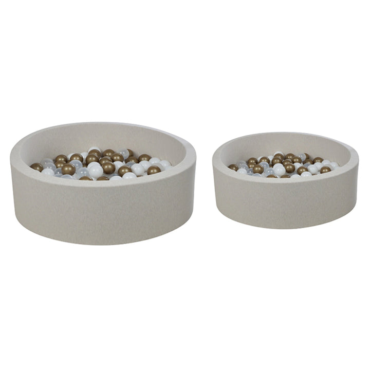 Larisa And Pumpkin Ball Pit 92Cm With 200 Balls XL (Gold/Clear/White)