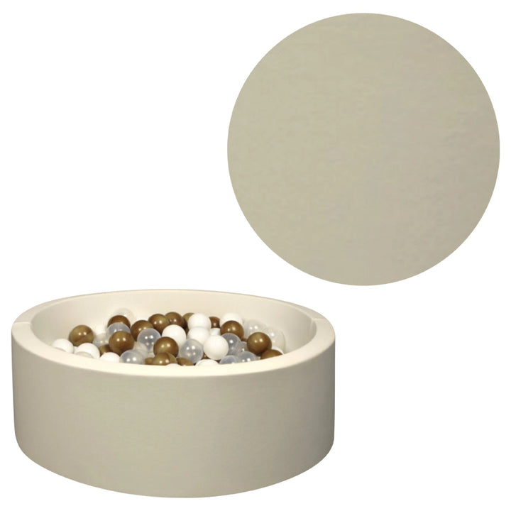 Larisa And Pumpkin Ball Pit 92Cm With 200 Balls XL (Gold/Clear/White)