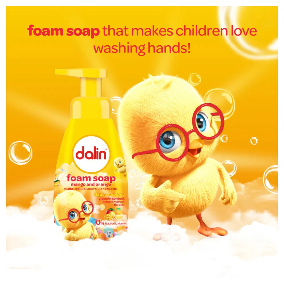 Dalin Foam Soap Mango & Orange 200ml