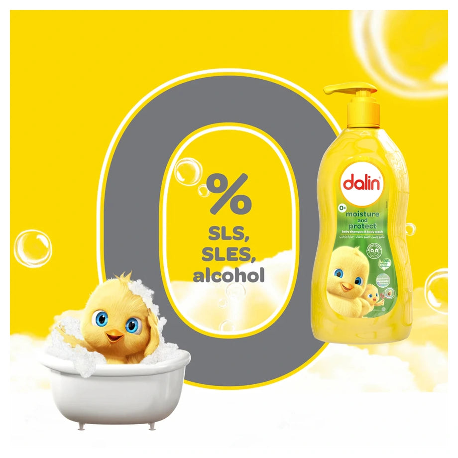 Dalin Moisture & Protect Baby Shampoo & Body Wash 700ml