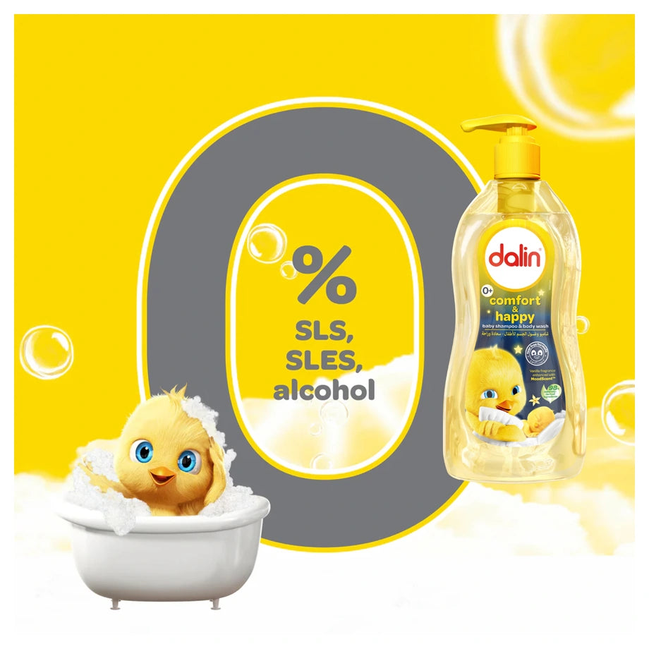 Dalin Comfort & Happy Baby Shampoo & Body Wash 700ml