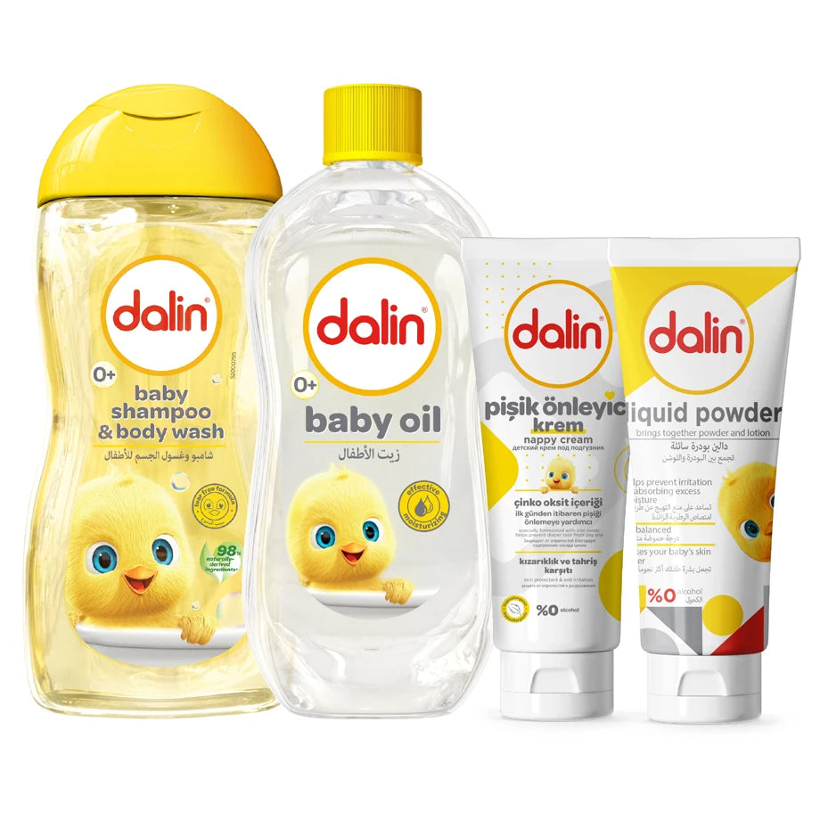 Dalin 5 Pieces Gift Set Baby Care