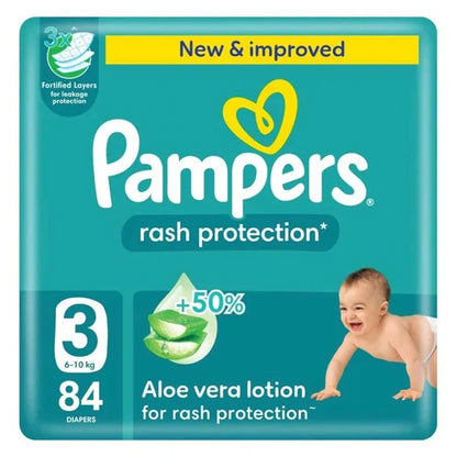 Pampers Micro Locking Diapers Size 3 Pack of 84 (Giant Pack)