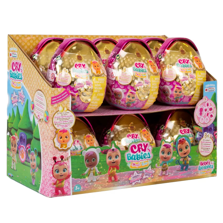 مجموعة عرض موسيقى Magic Tears من IMC Toys Cry Babies (عبوة من 12 قطعة) مجموعة عرض موسيقى Magic Tears من IMC Toys Cry Babies (عبوة من 12 قطعة)