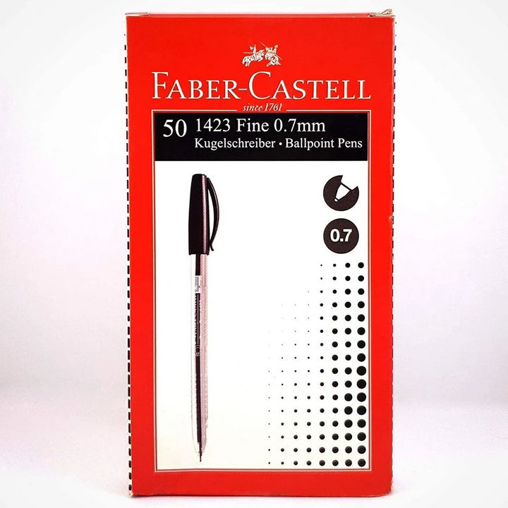 Faber-Castell - Ball Pen 0.7mm Pack of 50 (Black)