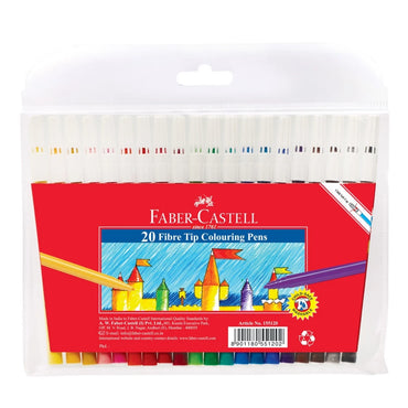 Faber-Castell - Felt-tip Color Pens Pack of 20