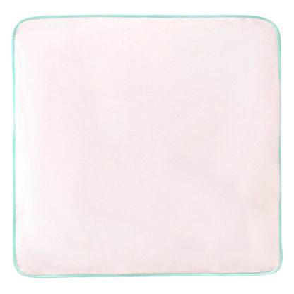 Bonfino Premium 100% Organic Cotton Diaper Changing Mat with Stripes Print (Pink) - 83.5 x 83.5cm