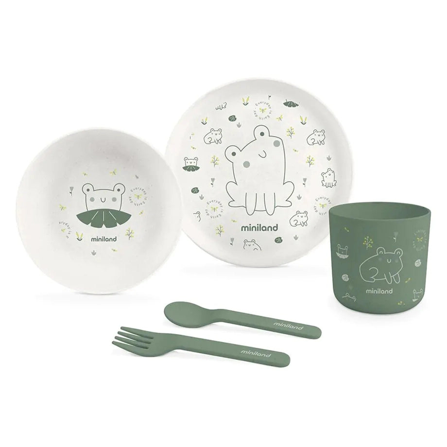 Miniland Naturmeal Insulated Food Container Frog
