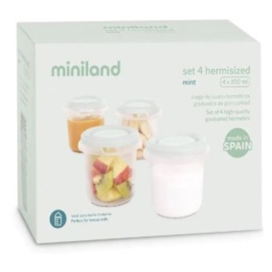 Miniland Set 4 Hermisized Mint 200 Ml