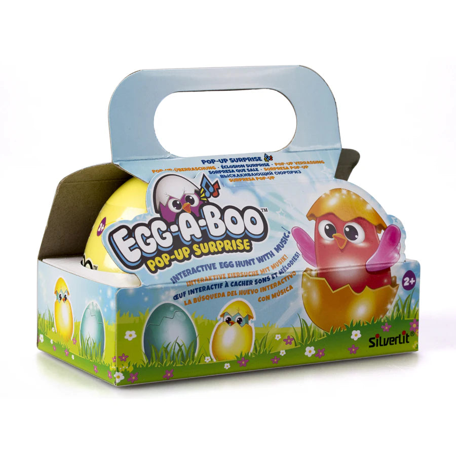 بيضة فضية من نوع Egg A Boo، 2 بيضة، 24 قطعة بيضة فضية من نوع Egg A Boo، 2 بيضة، 24 قطعة