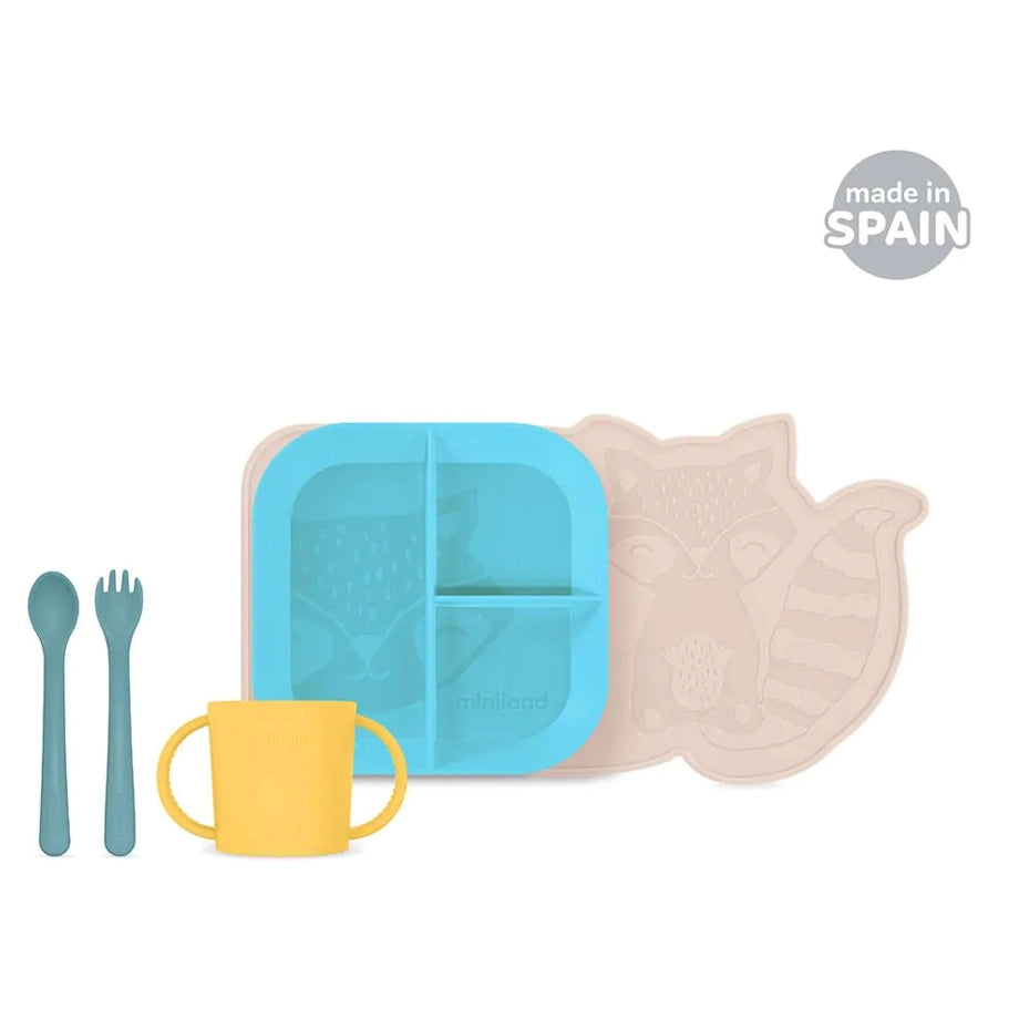 Miniland Kids Learning Tableware Sunshine