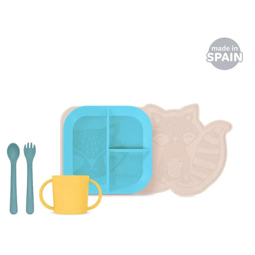 Miniland Kids Learning Tableware Sunshine