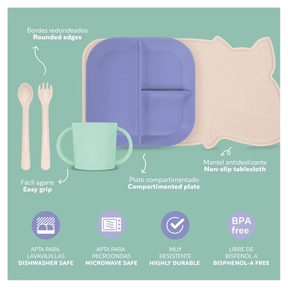 Miniland Baby Feeding Mealset (Sunset)