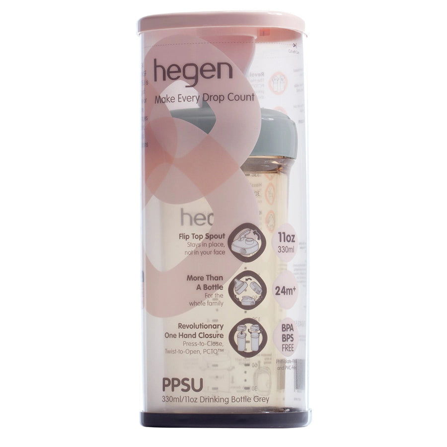 زجاجة شرب Hegen PCTO PPSU سعة 330 مل/11 أونصة (وردي) زجاجة شرب Hegen PCTO PPSU سعة 330 مل/11 أونصة (وردي)