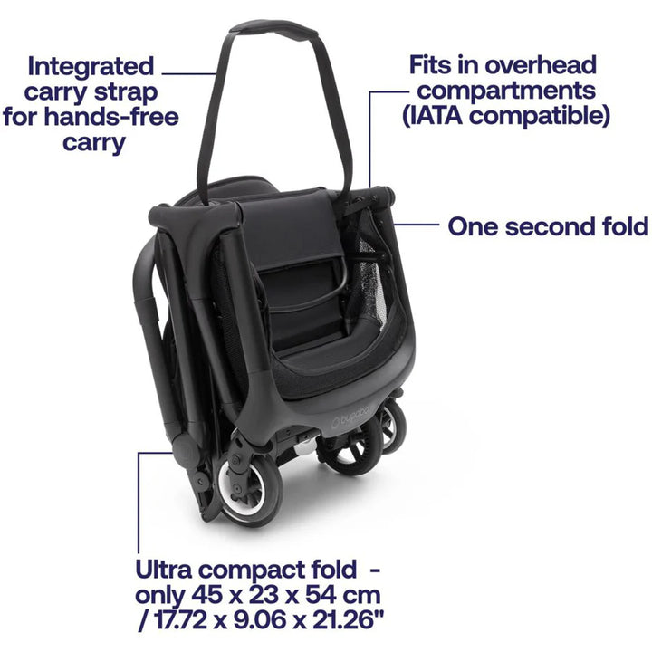 bugaboo butterfly carry strap Bugaboo Butterfly Stroller Black/Forest Green