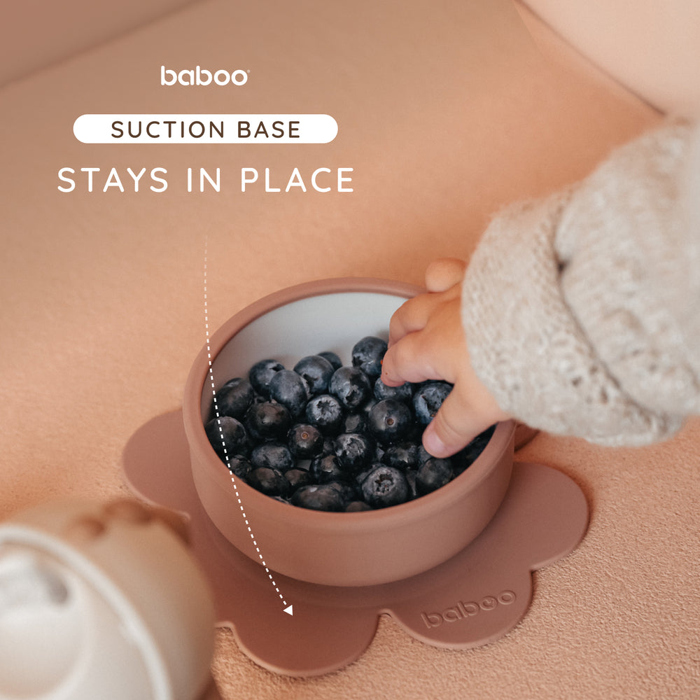 Baboo 6m+ Silicone Bowl with Suction (Au Naturale)