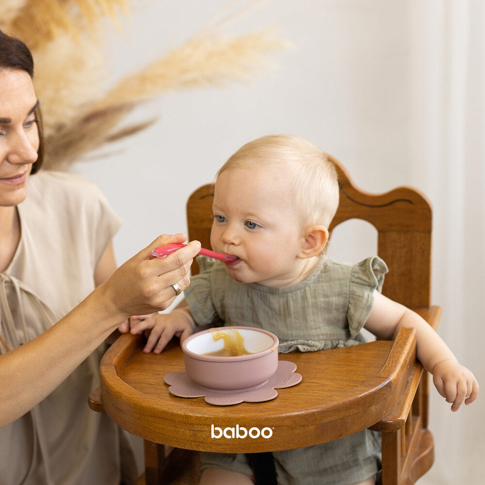 Baboo 6m+ Silicone Bowl with Suction (Au Naturale)
