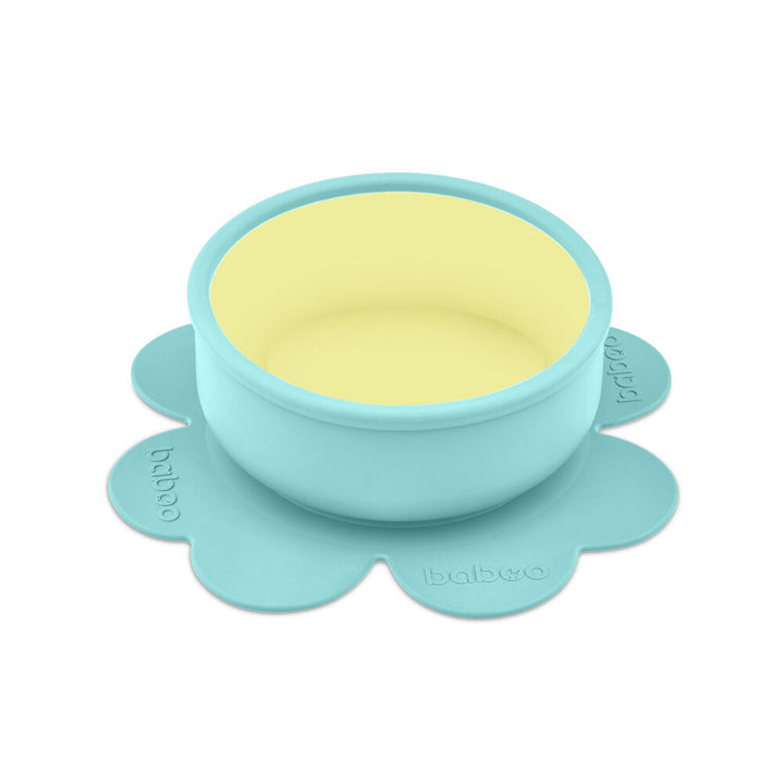 Baboo 6m+ Silicone Bowl with Suction (Lagoon Fiesta)