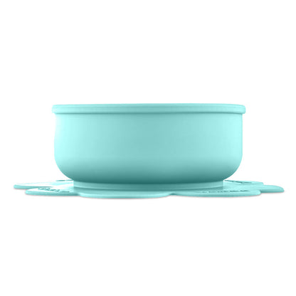 Baboo 6m+ Silicone Bowl with Suction (Lagoon Fiesta)