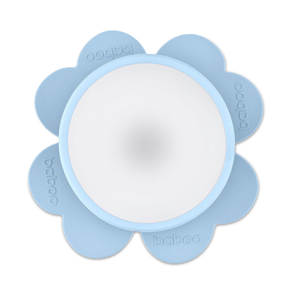 Baboo 6m+ Silicone Bowl with Suction (Blue Haze)
