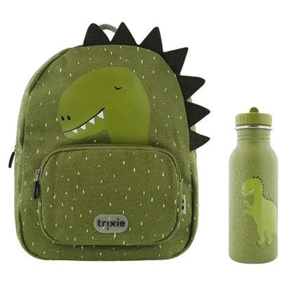 Trixie Backpack Mr. Dino & Water Bottle Set