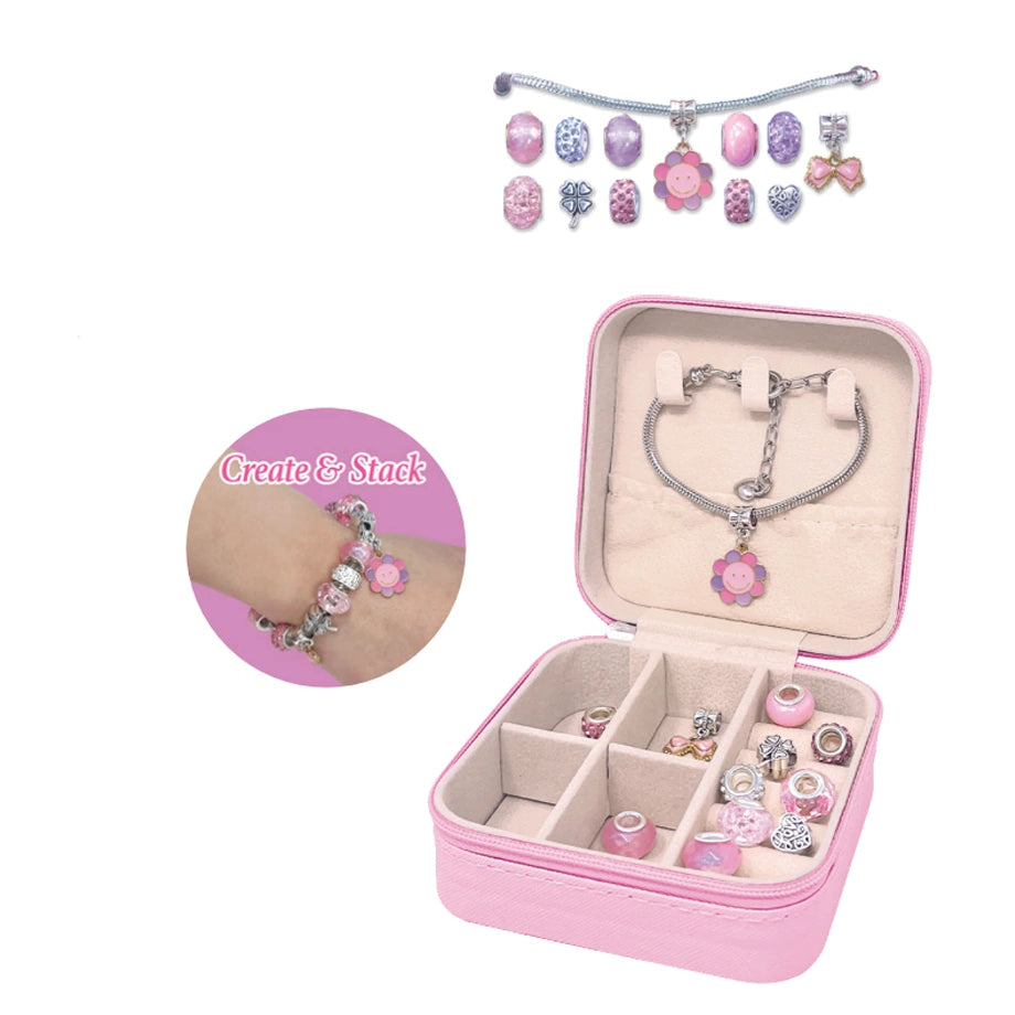 Hot Focus Halo Charms Bracelet & Jewelry Case