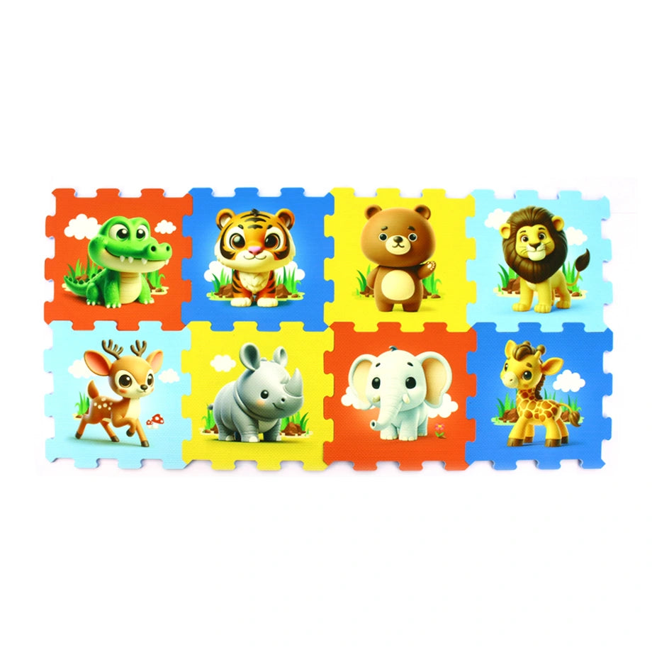 Sunta Printed Puzzle Mat Safari Animal (8 Pcs)