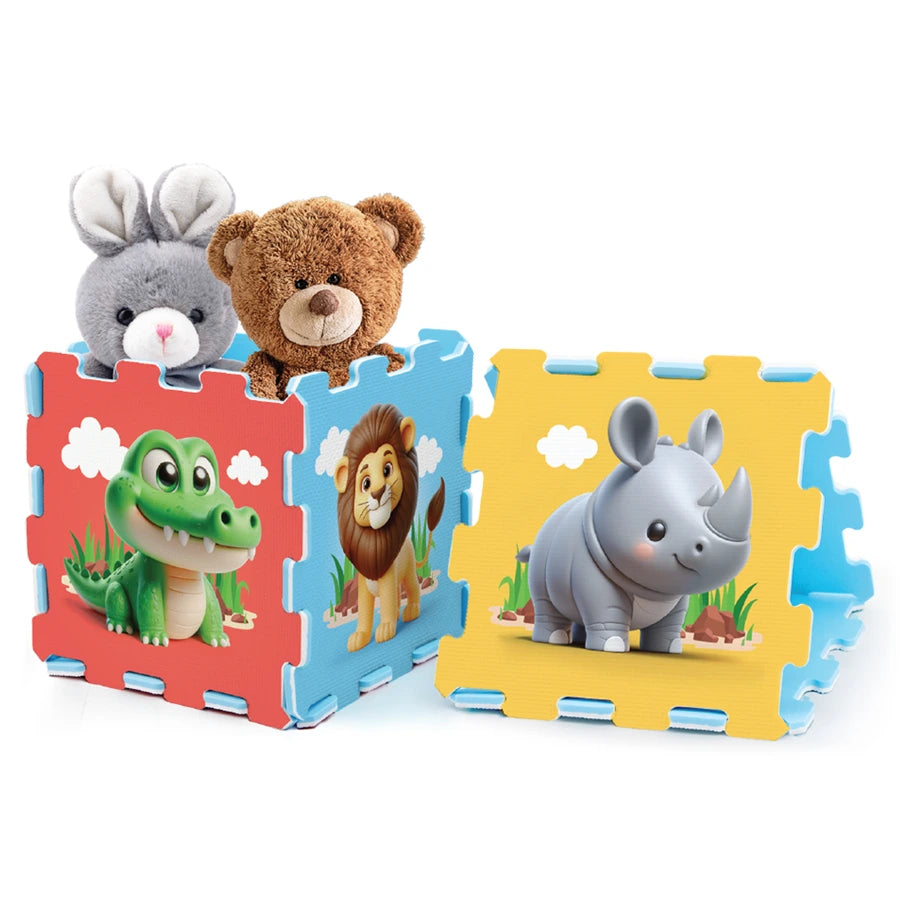 Sunta Printed Puzzle Mat Safari Animal (8 Pcs)
