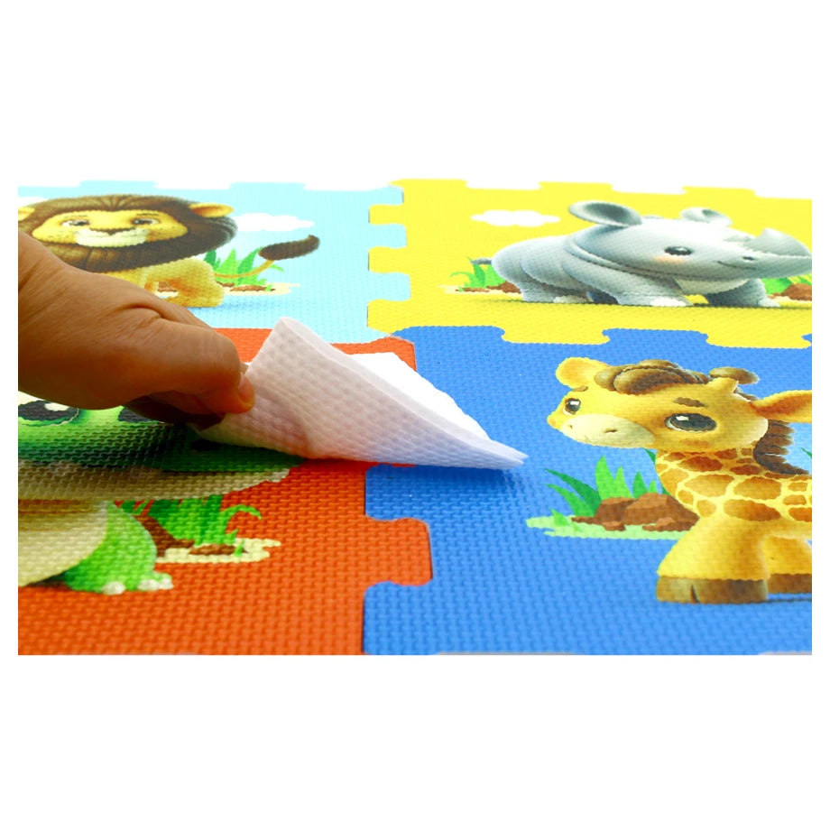 Sunta Printed Puzzle Mat Safari Animal (8 Pcs)